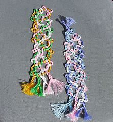 children s knotted bookmarks