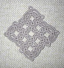 silver knot motif